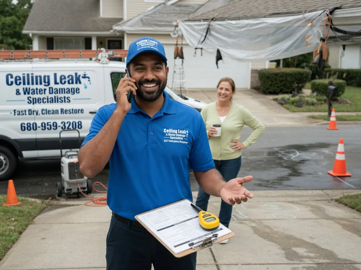 Ceiling Leak Cleanup Witt, IL FAQs
